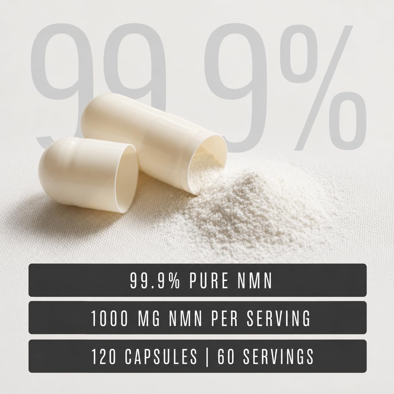 AskTaTa NMN 60000mg — Nicotinamide Mononucleotide NAD+ Support